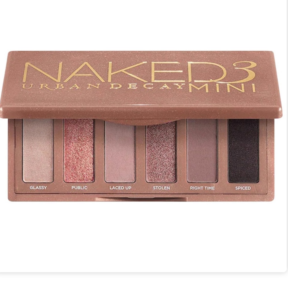 Urban Decay Naked3 Mini Eyeshadow Palette - Pink and Brown Shades